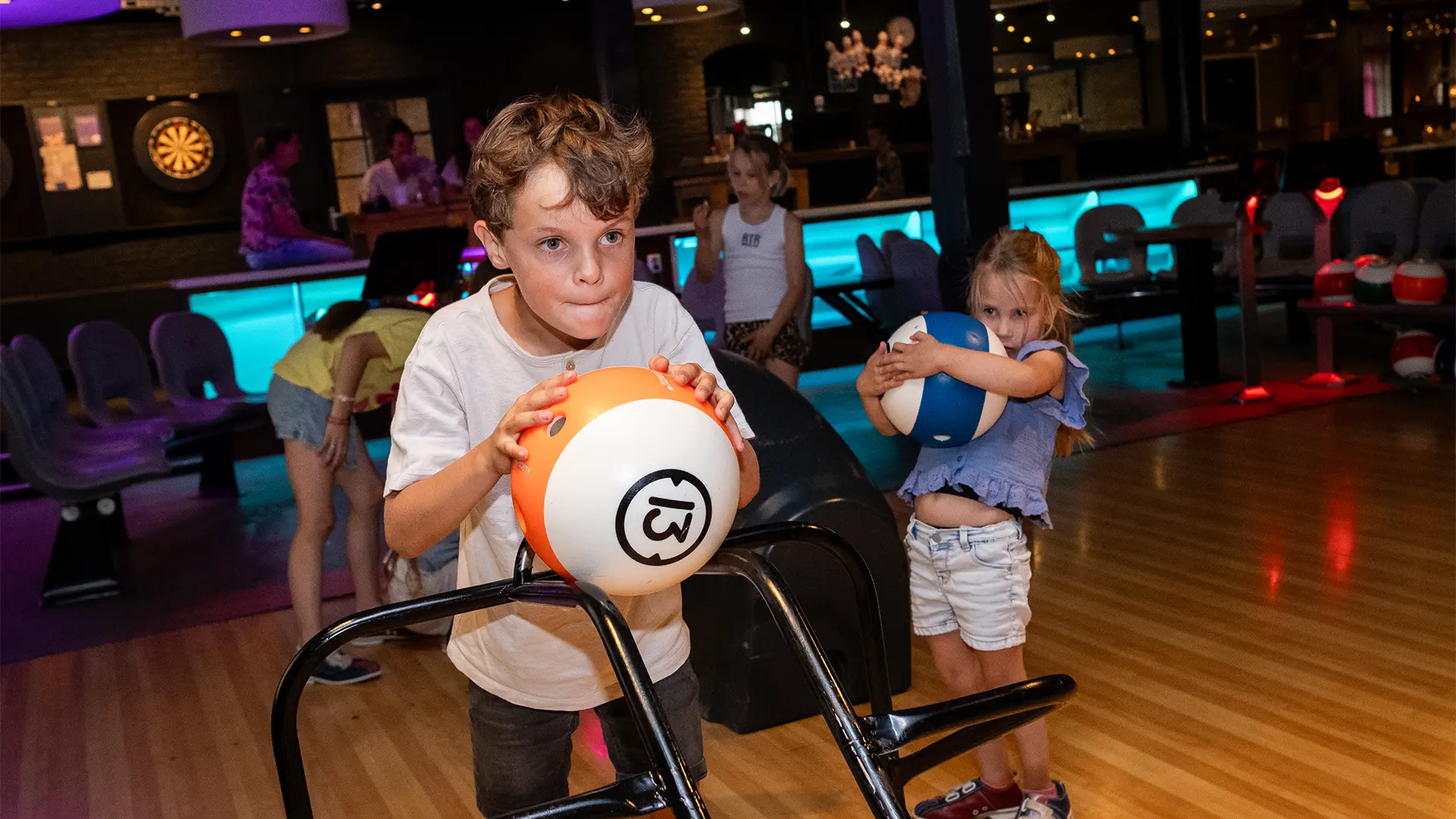 Kinderfeestje disco bowlen